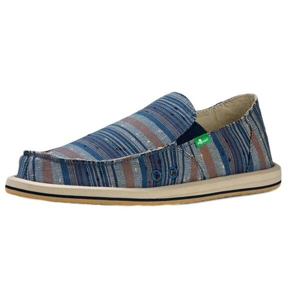 Shop Sanuk Casual Shoes Mens Donny Canvas Slip On Rubber Sole