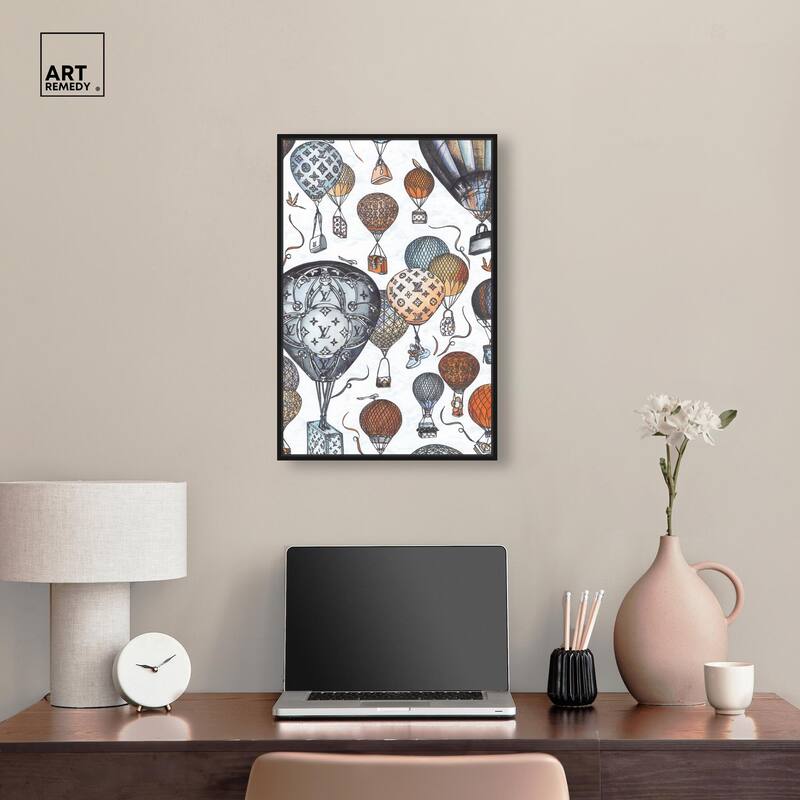 Doll Memories - Fashion Balloons Canvas by Art Remedy