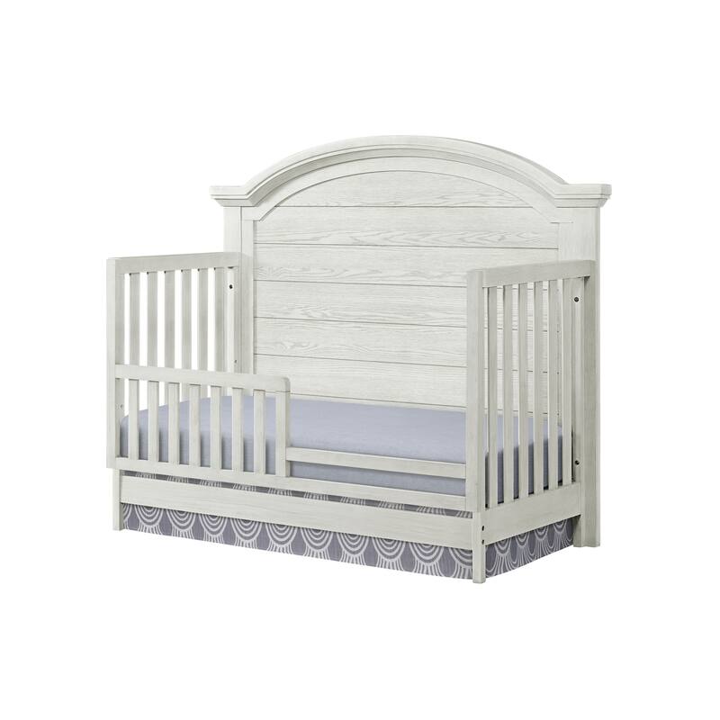 Foundry 56" Wide Arch Top Convertible Crib, White Dove