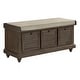preview thumbnail 11 of 20, Dover White Wash Entryway Storage Bench