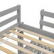 preview thumbnail 8 of 8, Twin High Loft Bed with Ladder landing Platform and Guardrails, Grey