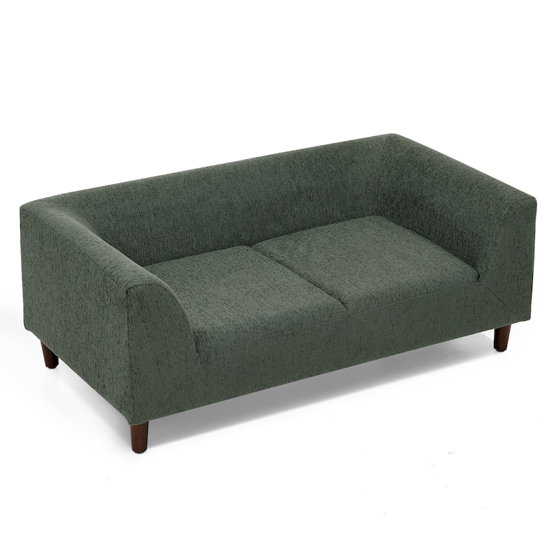 Modern Rectangular Pet Sofa Suitable for Dogs Up to 70lbs