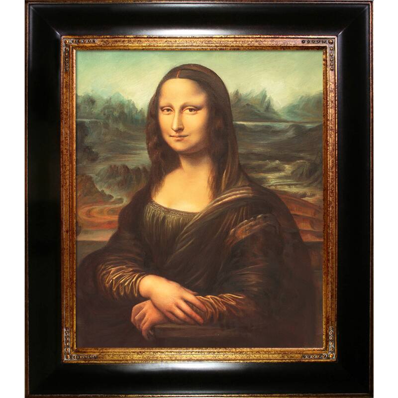 La Pastiche Mona Lisa with Opulent Frame, 29