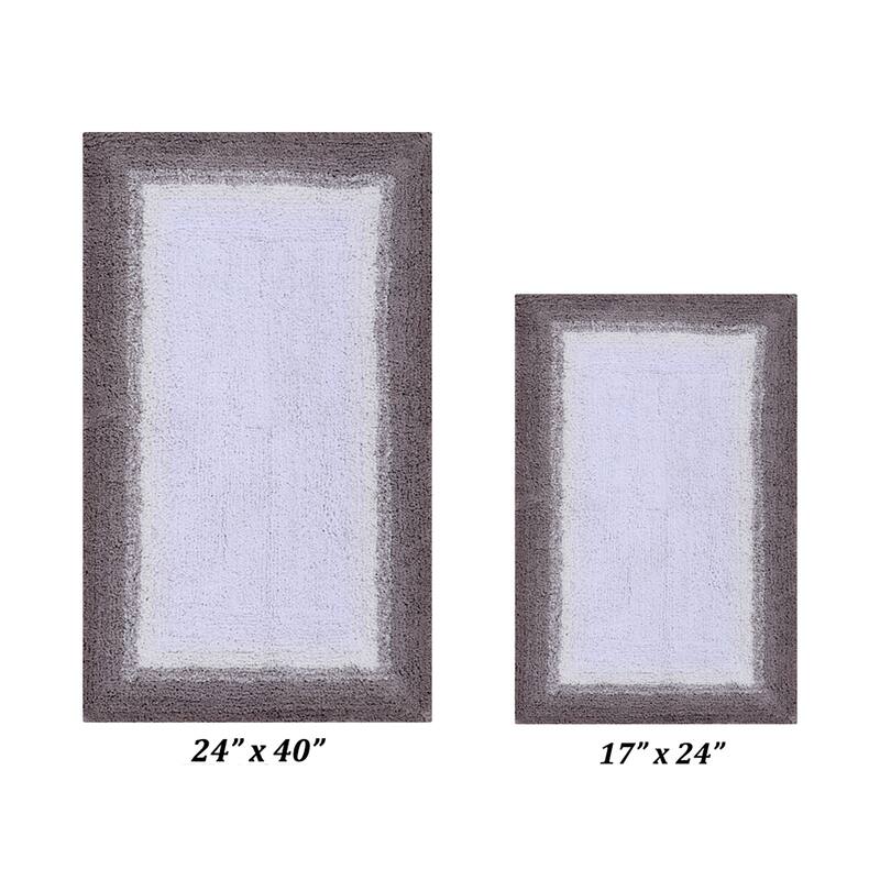 Better Trends 100% Cotton Super Soft & Highly Water Absorbent Bathroom Rugs-Torrent Collection Tufted Machine Washable Bath Mats - 2 Piece Set (17" x 24" | 24" x 40") - Beige