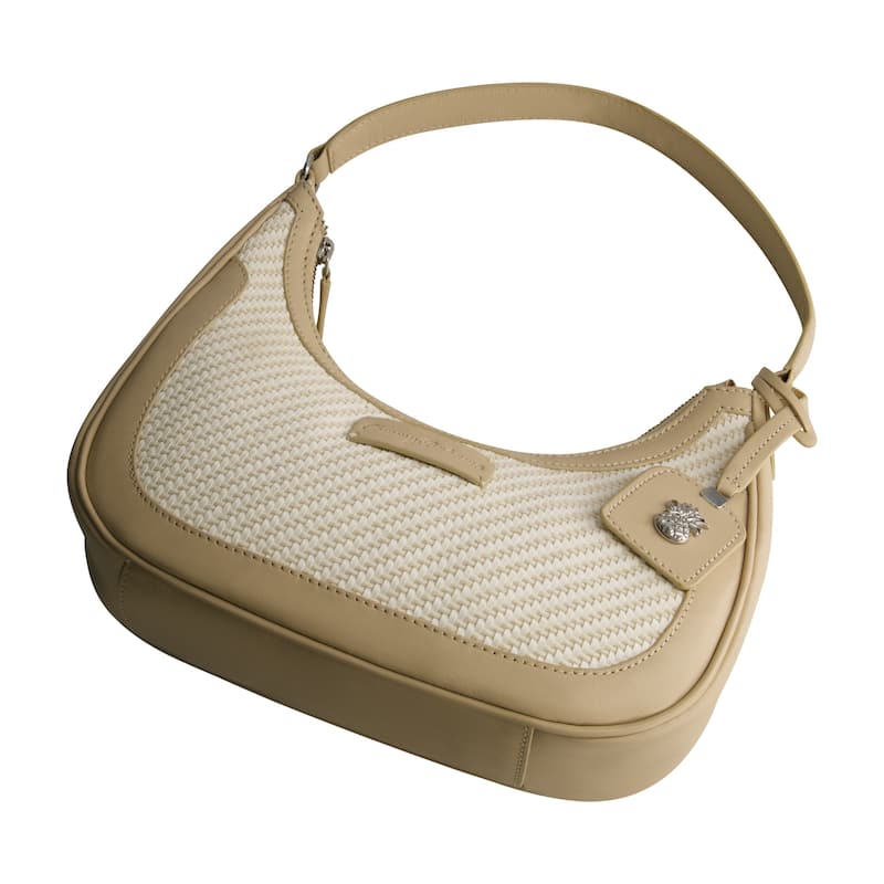 Tommy Bahama Soft Woven Zip-Top Hobo