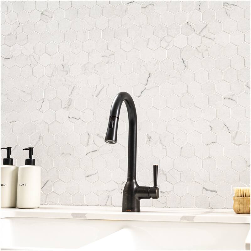 Ackland AKN-P-BE2X2HXM-CA Beldale - 12" x 12" Porcelain Geometric