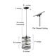 preview thumbnail 22 of 38, LALUZ Modern Farmhouse 1-Light Pendant Light for the Kitchen Island Dining Room
