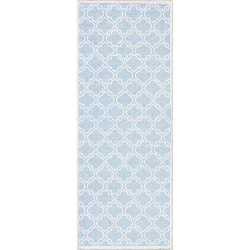 Well Woven Apollo Lattice Moroccan Machine Washable Area Rug