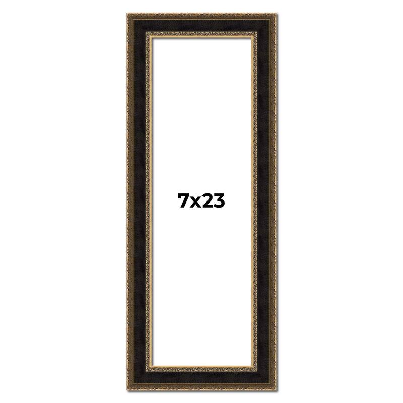 7x23 Frame Gold Antique Vintage Sold Wood Picture Frame | 1.75 Inch