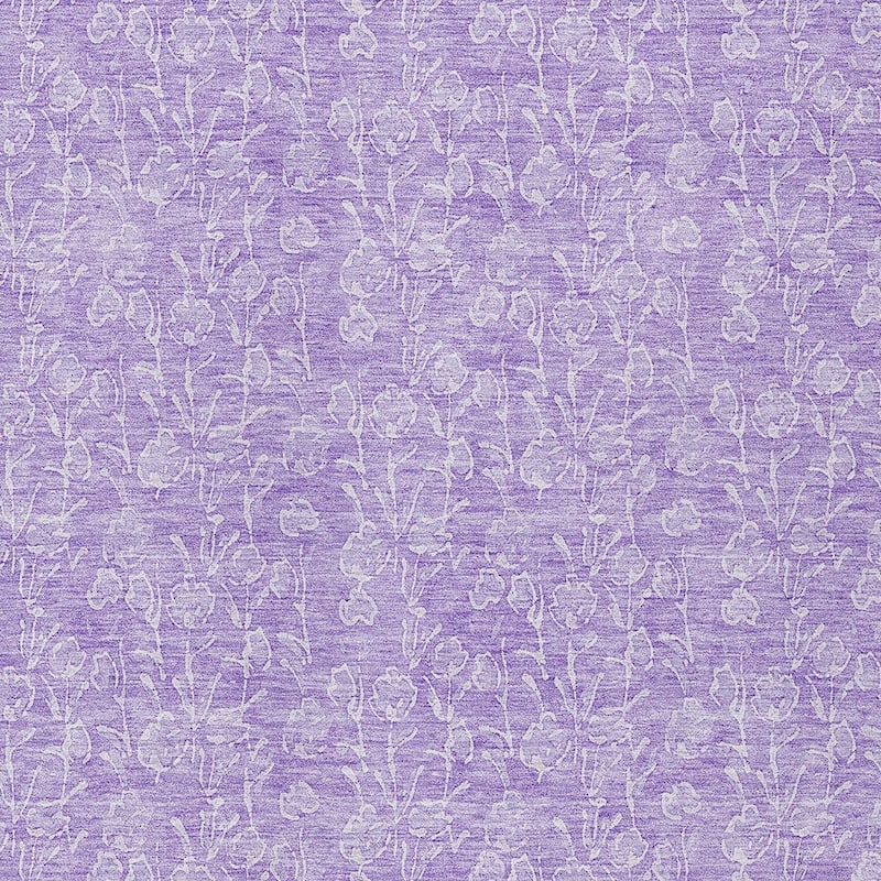 HomeRoots Floral Transitional Rectangle Outdoor Rug