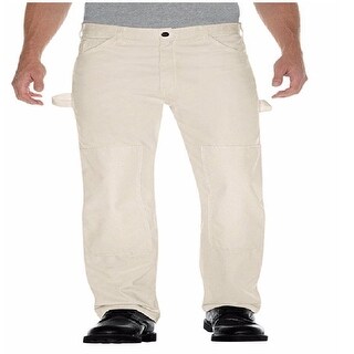 Dickies 2053NT 3432 Men's Double Knee Pants, Cotton, Natural, 34