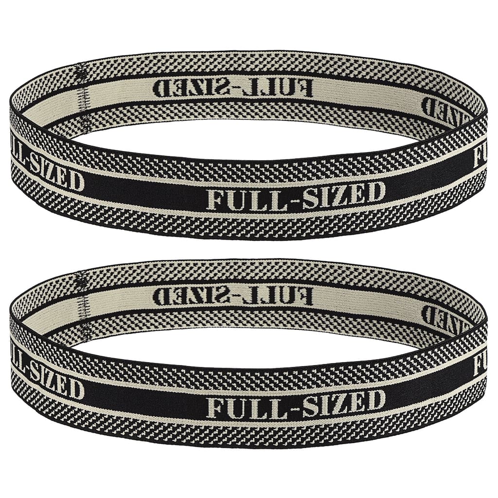 Bed Sheet Organizer Bands 325x40mm Storage Bands, Brown, FULL - Brown