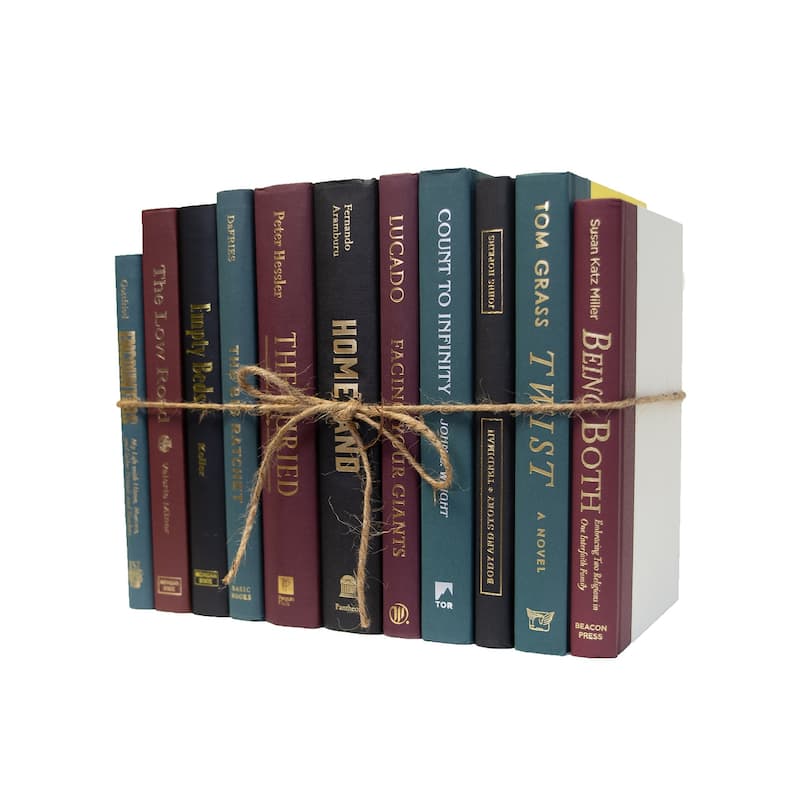 Books Burgundy Decorative Accessories: Winter Berry Colorpak