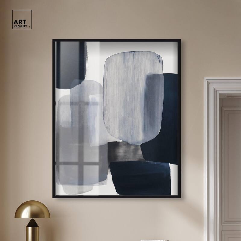 Oceanic Forms I Shadowbox by Art Remedy
