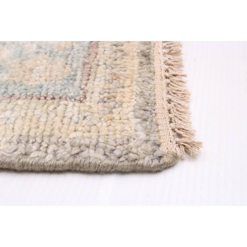 ECARPETGALLERY Hand-knotted Jules Serapi Grey Wool Rug - 8'0 x 9'9