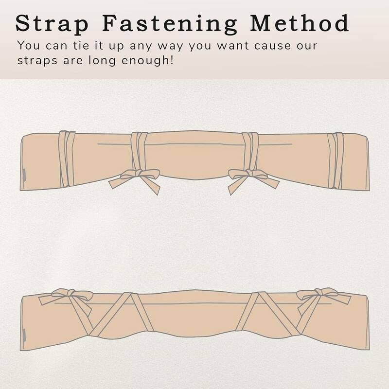 AECOJOY Manual Retractable Patio Awning Outdoor Sunshade Shelter (Cover Only)