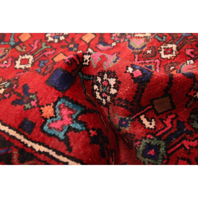 ECARPETGALLERY Hand-knotted Andelz Red Wool Rug - 2'8 x 12'0