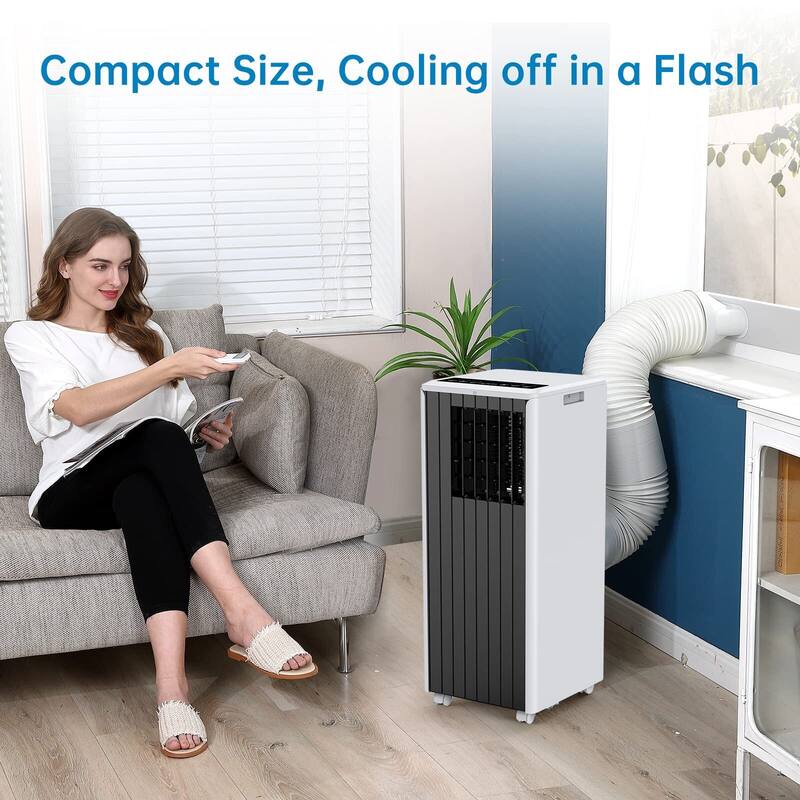8000 BTU Portable Air Conditioner, Air Conditioners 3-in-1 Compact Fast Cooling Indoor AC Unit
