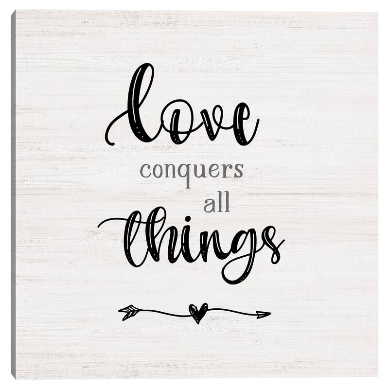 Love Conquers by Natalie Carpentieri Canvas Art Print