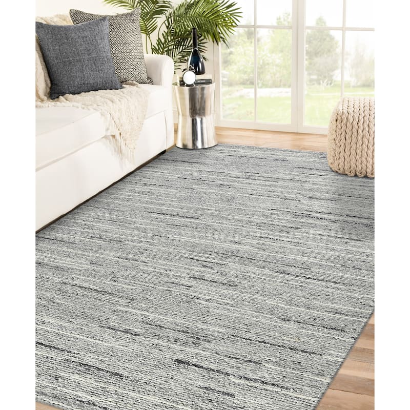 Norwood Ashley Transitional Striped Hand-Woven Area Rug - 2' x 3' - Cream