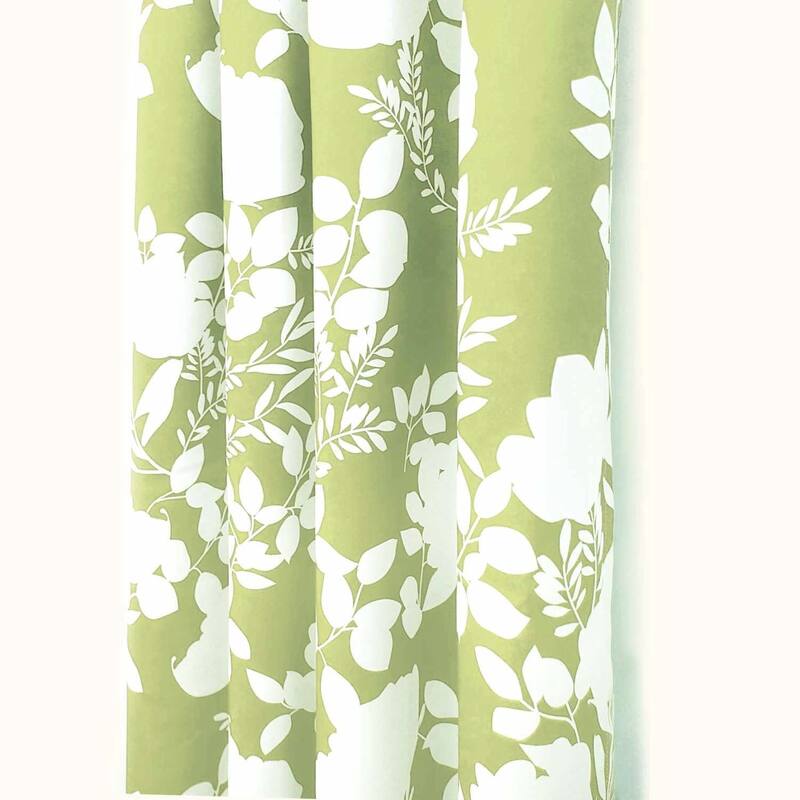 Porch & Den Nolana Floral Room-darkening Grommet Curtain Panel Pair