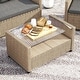 preview thumbnail 18 of 16, Corvus Armitage 8-piece Outdoor Wicker Sofa Set with Cushions