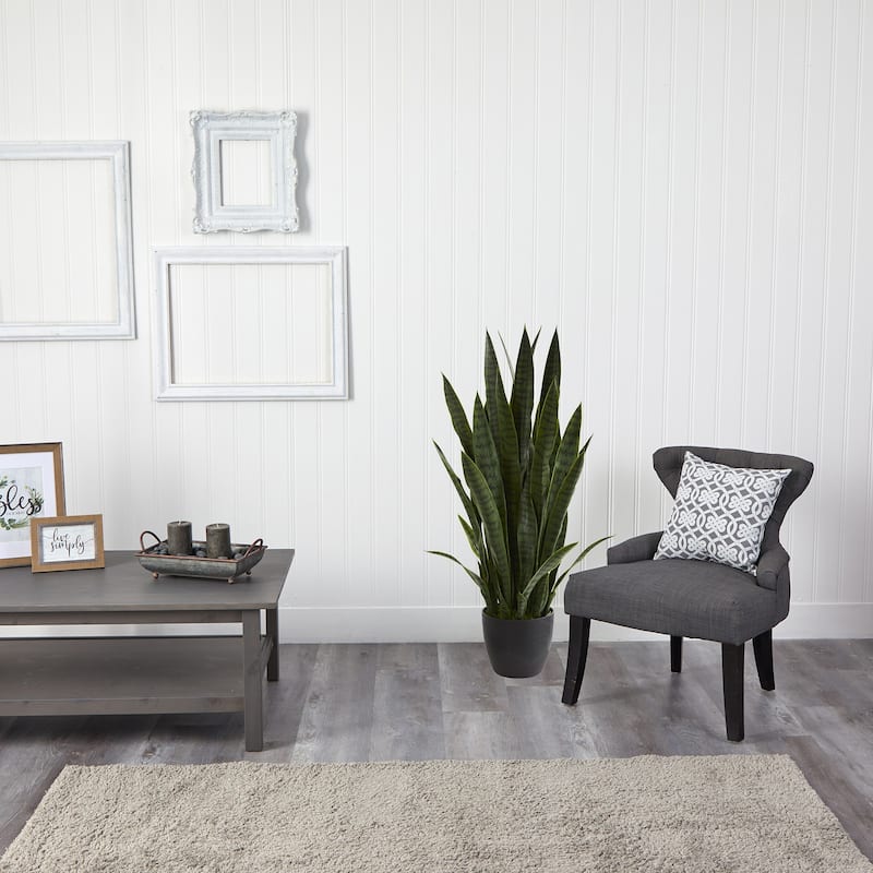 38" Sansevieria Artificial Plant - Green