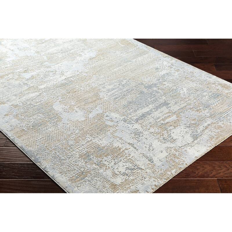 Oleander Distressed Abstract Area Rug