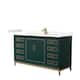 Option Green, Bronze Trim, Giotto Quartz Top