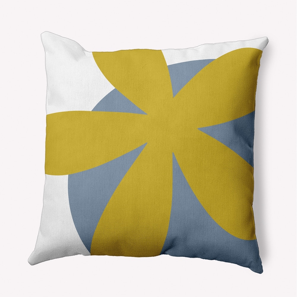 Bold Flower Polyester Indoor Pillow