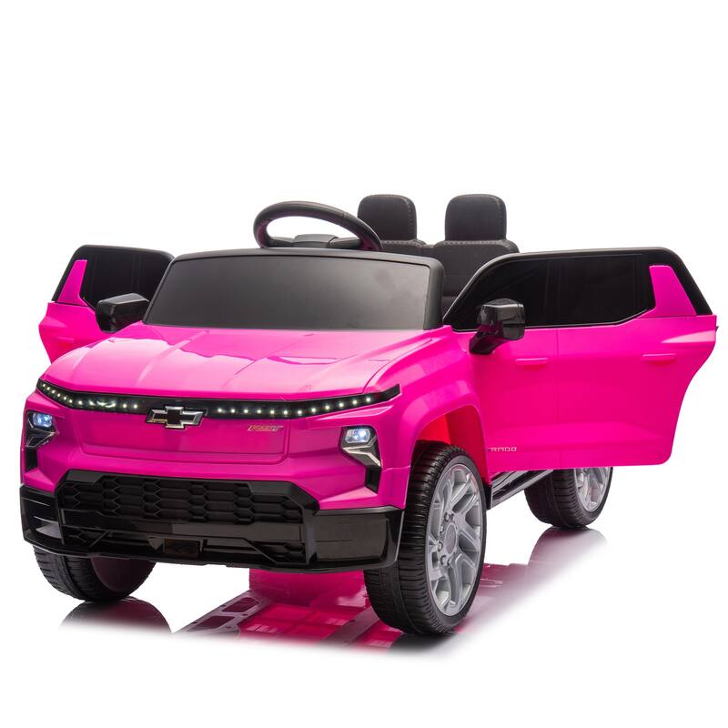 Licensed Chevrolet Kids Electric Ride-On Car with Bluetooth and LED Lights