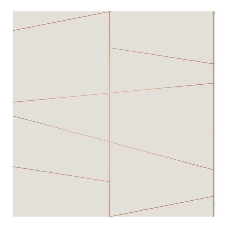 Brewster Fairmont Eggshell Deco Fracture Wallpaper - 20.5 x 396 x 0.025