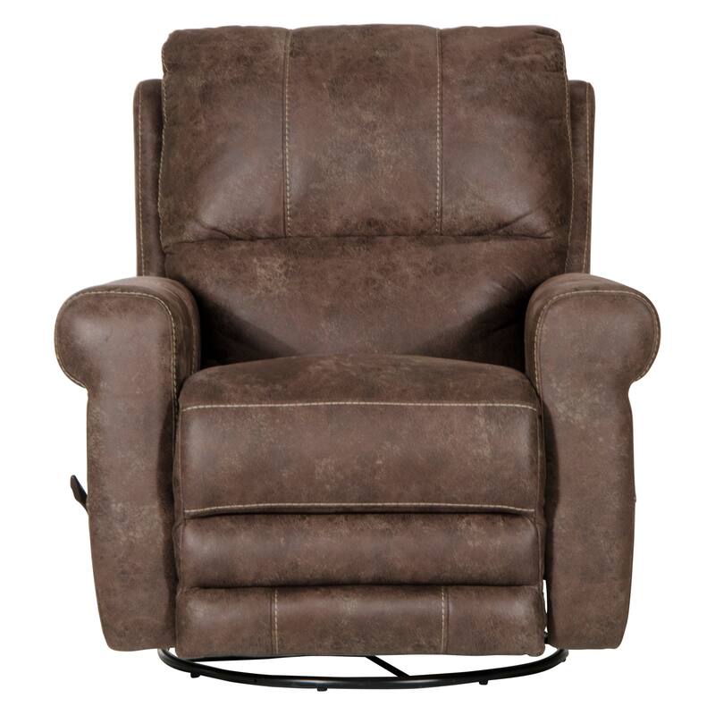 Maddie Recliner - Brown - Manual Recline with Swivel Glider