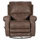 Option Brown - Manual Recline with Swivel Glider