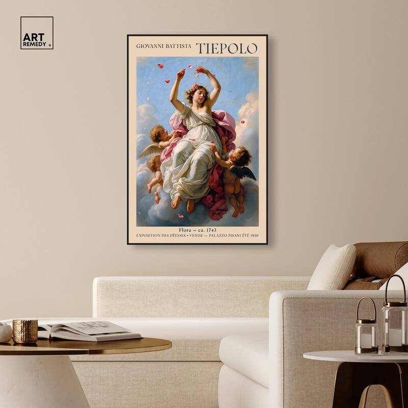 Flora in the Venetian Sky Canvas by Art Remedy