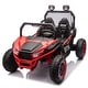 preview thumbnail 45 of 44, Kids' Ride-On Car with Bluetooth, Dual Seats, and Four-Wheel Suspension System Red