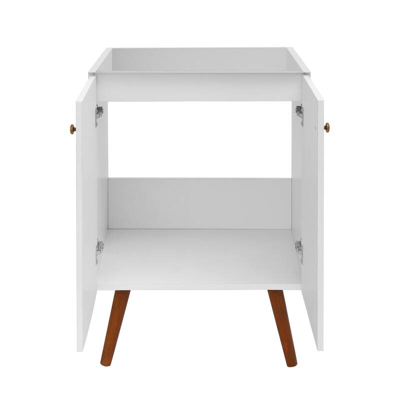 Manoir 24 Bathroom Vanity In White Cabinet Only