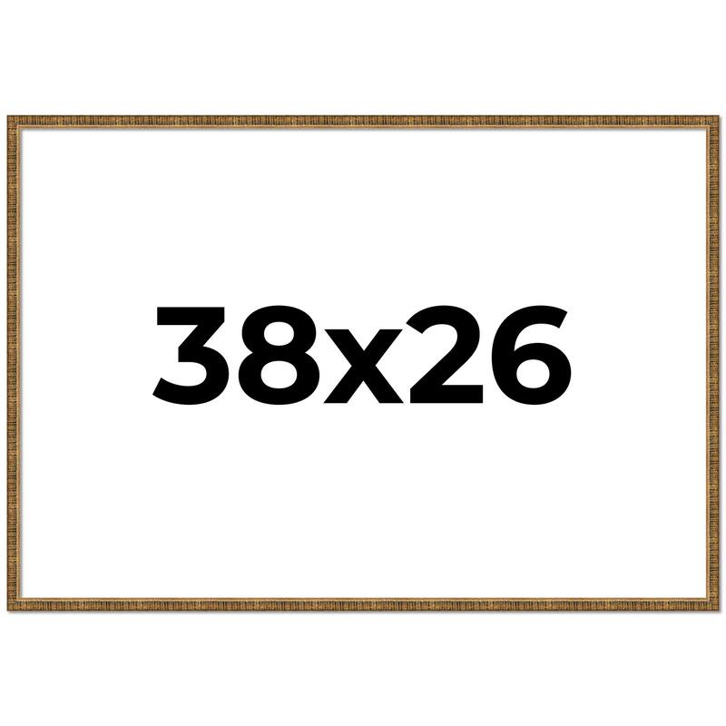 38x26 Frame Gold Picture Frame - Complete Modern Photo Frame Includes