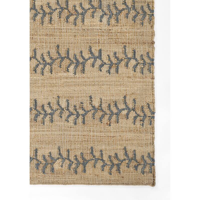 Erin Gates by Momeni Orchard Vine Stripe Hand Woven Wool and Jute Area Rug