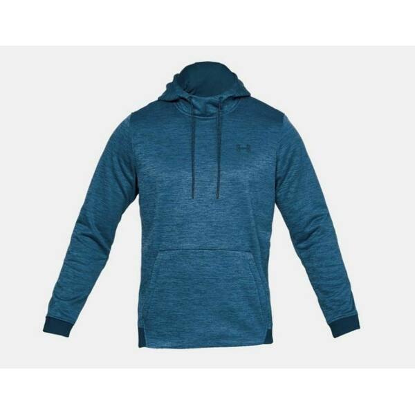 Shop Under Armour Mens Sweaters Blue 2xl Heathered Fleece Hooded