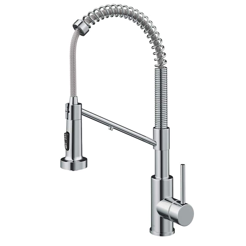 Kraus Bolden 2-Function 1-Handle Commercial Pulldown Kitchen Faucet