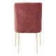preview thumbnail 69 of 124, SAFAVIEH Couture Nolita Velvet Accent Chair - Mustard / Brass - 28"x23"x35.3" - 28" W x 23" D x 35" H