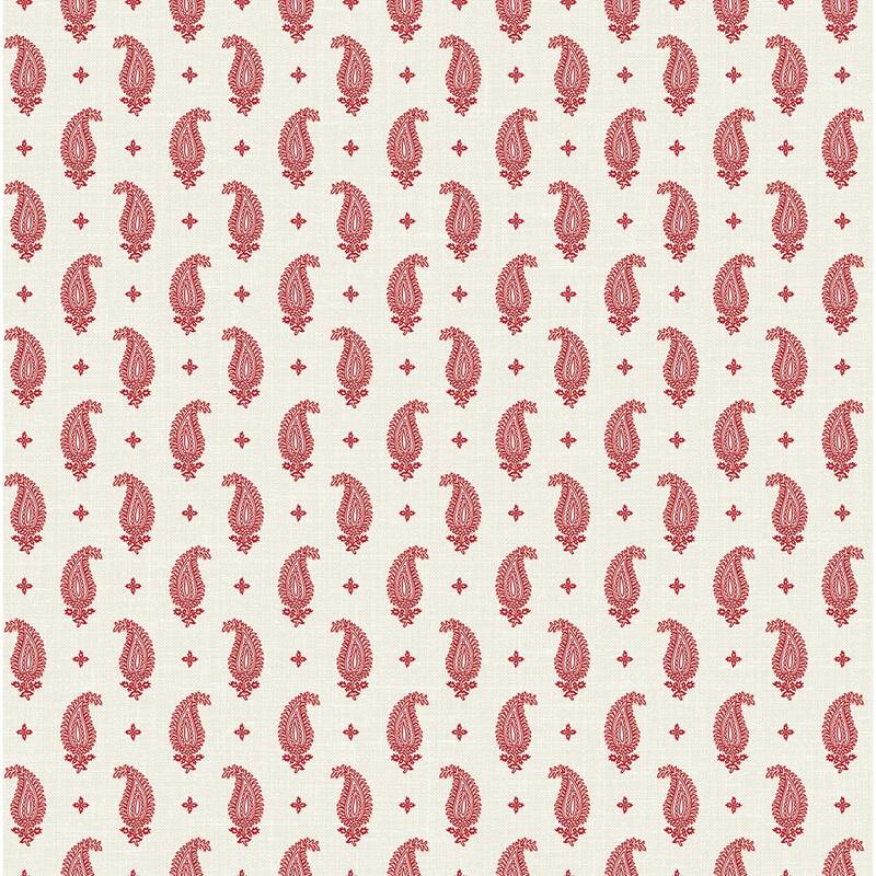 Seabrook Designs Maia Paisley Nonwoven Unpasted Wallpaper