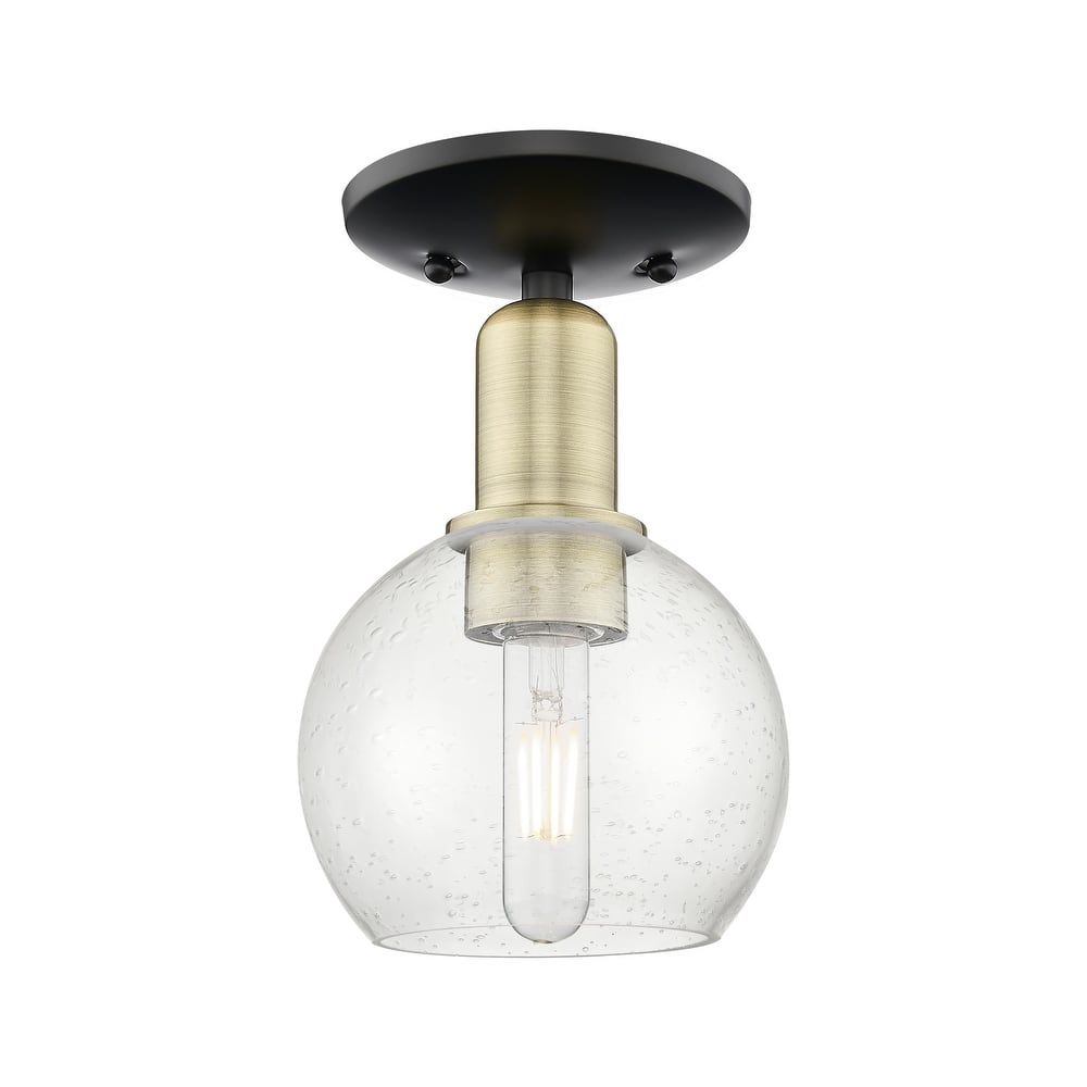 Innovations Lighting Endless Possibilities Arcadia - Athens - 1 Light 6" Semi-Flush Mount