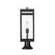 preview thumbnail 2 of 1, Nuri 1 Light Outdoor Pier Mounted Fixture