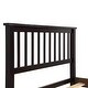 preview thumbnail 8 of 7, Twin Size Pine Wood Construction Platform Bed with Headboard and Footboard