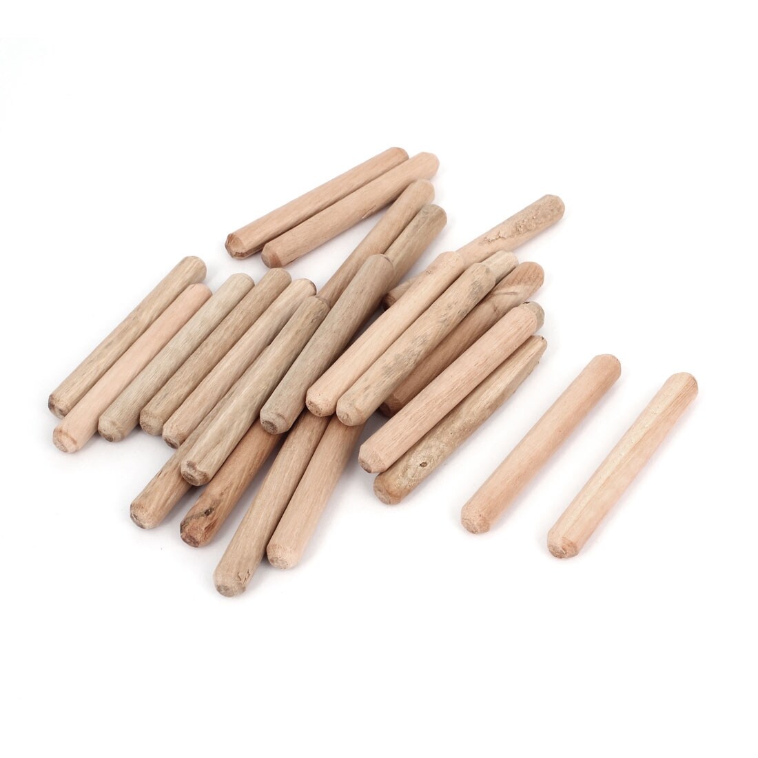 Shop 25 Pieces Furniture Wood Plute Pins Wooden Dowels Replacement 60mm X 8mm Brown On Sale Overstock 28709500