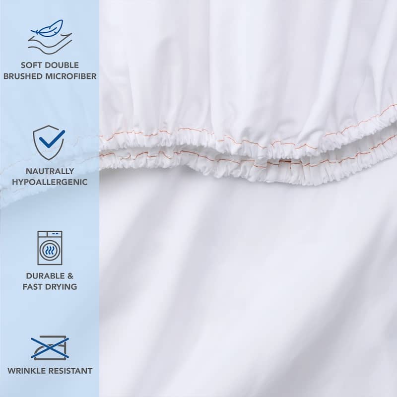 Host & Home Microfiber Fitted Sheets (6 Pack)