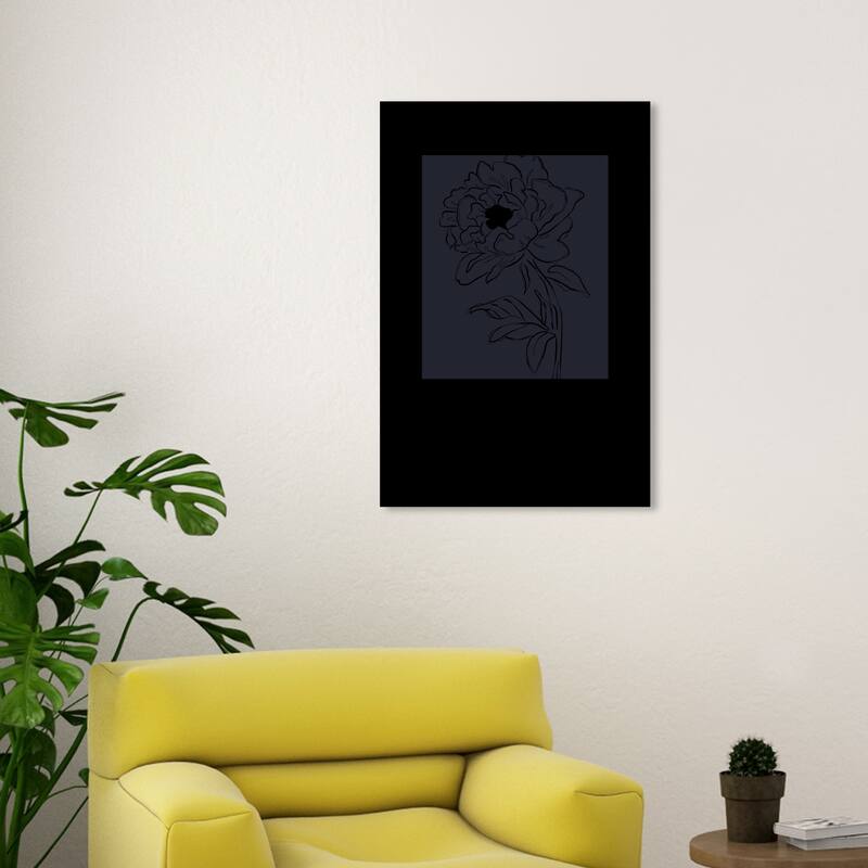 Wynwood Studio Canvas Advertising Botanique Collection Poster Black and Tan Modern & Contemporary Wall Art Canvas Print - 20 x 30