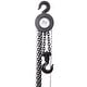 preview thumbnail 1 of 5, Chain hoist 4400 lbs. Black 10 ft. Steel Manual Chain Hoist Log Hook with 2 Heavy Duty Hooks Black